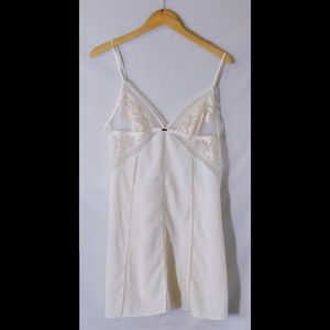 Calvin Klein Lace Mesh Chemise / Nightgown Medium